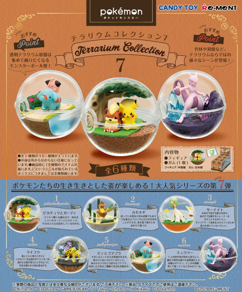 楽天市場 ポケットモンスター テラリウムコレクションex ガラル地方編2 6個入りbox 食玩 リーメント ０２月予約 あみあみ 楽天市場店