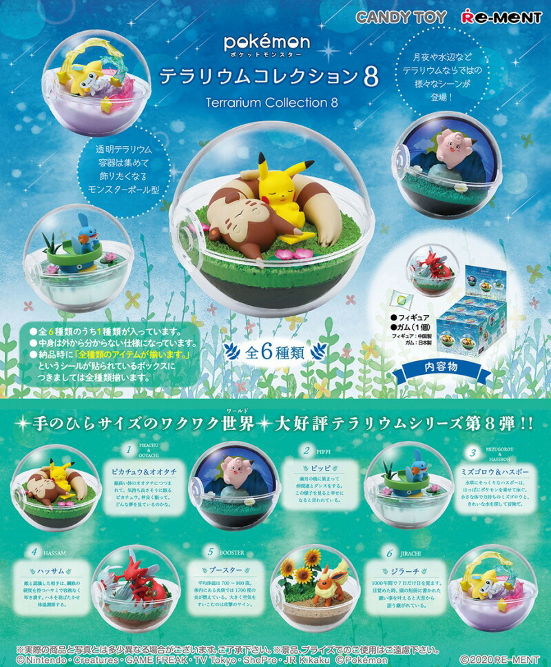 楽天市場 ポケットモンスター テラリウムコレクションex ガラル地方編2 6個入りbox 食玩 リーメント ０２月予約 あみあみ 楽天市場店