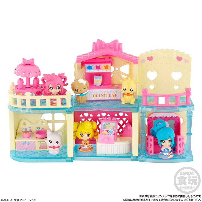 セール BANDAI Candy デリシャスパーティ プリキュア エレベーターのあるおみせやさん 10個入り BOX ボックス バンダイ 食玩 キュアプレシャス キュアスパイシー キュアヤムヤム フィギュア