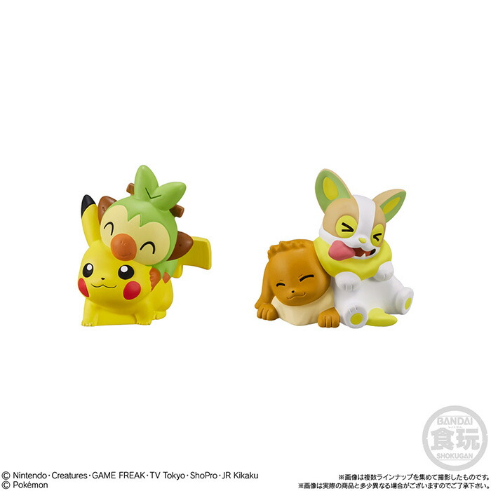 送料無料 Bandai ポケモンキッズ 24個入 ボックス バンダイ Box サルノリ ポケットモンスター Candy ピカチュウ 旅のなかまたち編 食玩