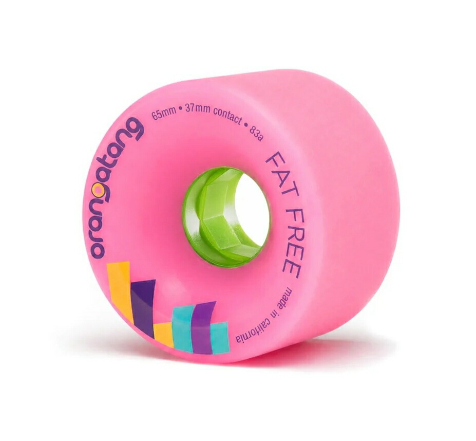 orangatang FAT FREE 65mm83a オランガタン ソフトウィール ロンスケ スケートボード ロングスケートボード｜スノーボードショップFlagUp