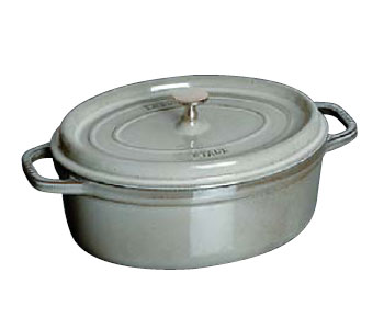 ストウブ ( staub ) ピコ ココット 楕円 11cm（1101118）【グレー】