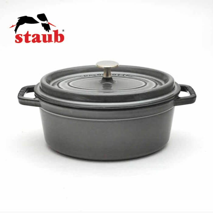 楽天市場】ストウブ ピコ・ココット オーバル 23cm グレー 40500-236