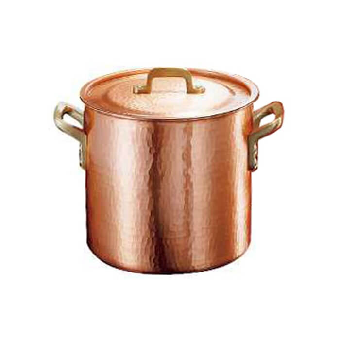 新光金属元素 新槌起 深型 両手なべ 20糎 キッチン用品・食器・調理器具-両手鍋-鍋