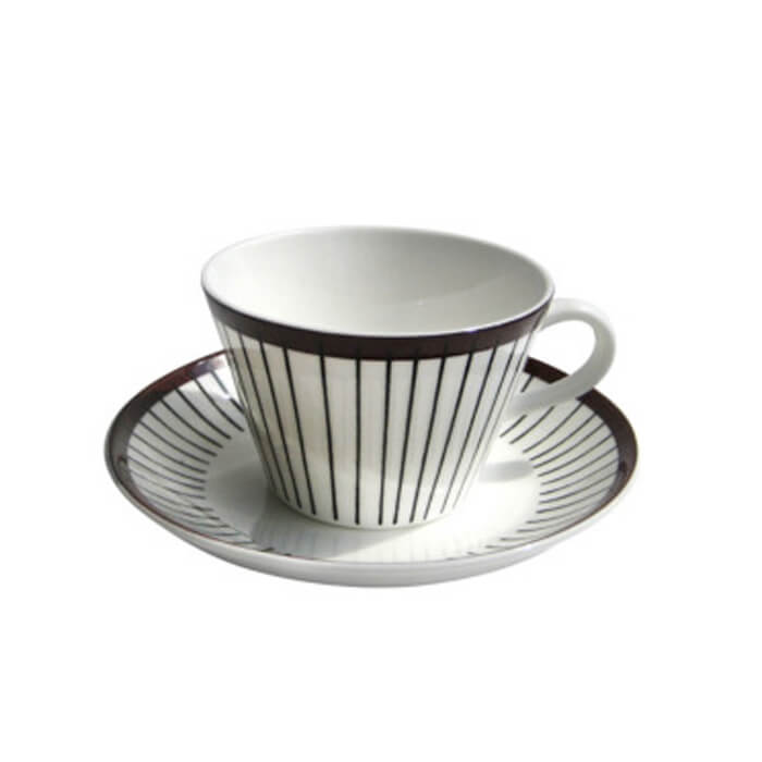 グスタフスベリ RIBB コーヒーカップ&ソーサー GUSTAVSBERG Ribb 復刻版 490-06|アドキッチン