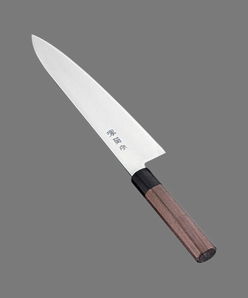 堺菊守 和式 牛刀(両刃)紫檀柄 27cm 包丁牛刀包丁