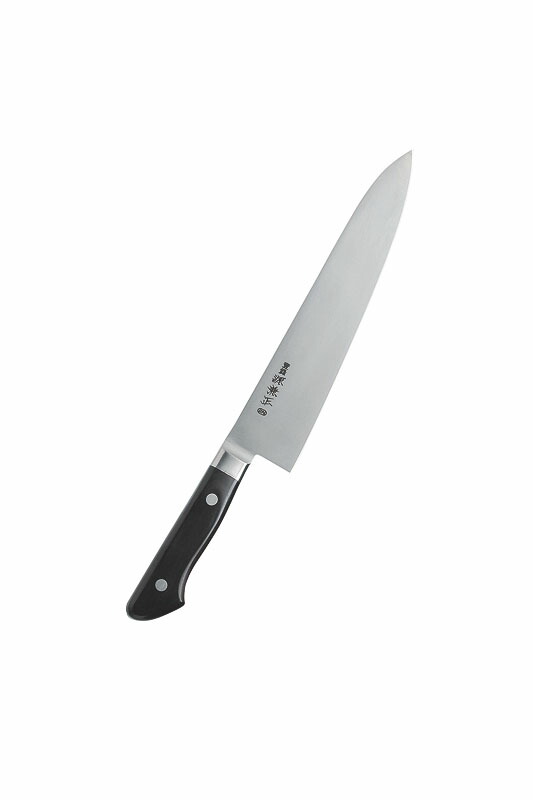 楽天市場】源 助久 牛刀 240mm 巾広 SK鋼 ローズ柄 : 刃物・道具の専門