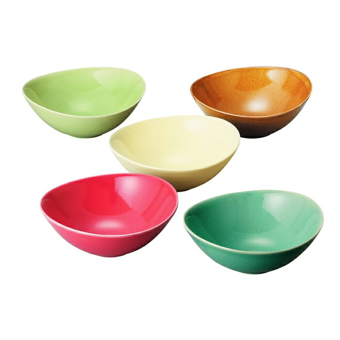前畑 藍小町 小鉢(リーフ) 48388（藍小町小鉢揃 | アラサク陶器店）