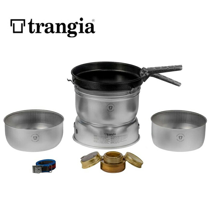 トランギア TRANGIA TR-25-23ULD ストームクッカー L (ノンスティックフライパン+デュオーサルソースパン+アルミ風防) キャンプ アウトドア キャンプ用品 【並行輸入品】