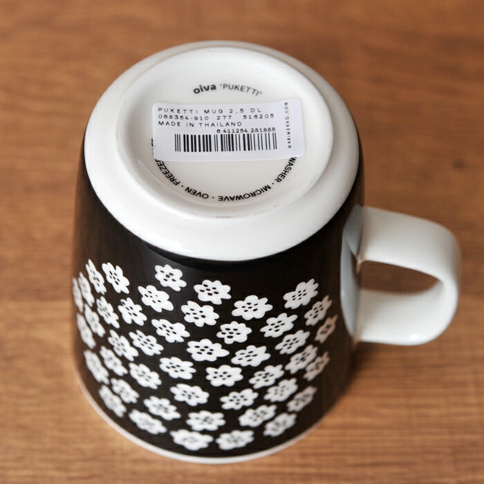 marimekko - 新品 3個 marimekko PUKETTI プケッティ マグカップ の+