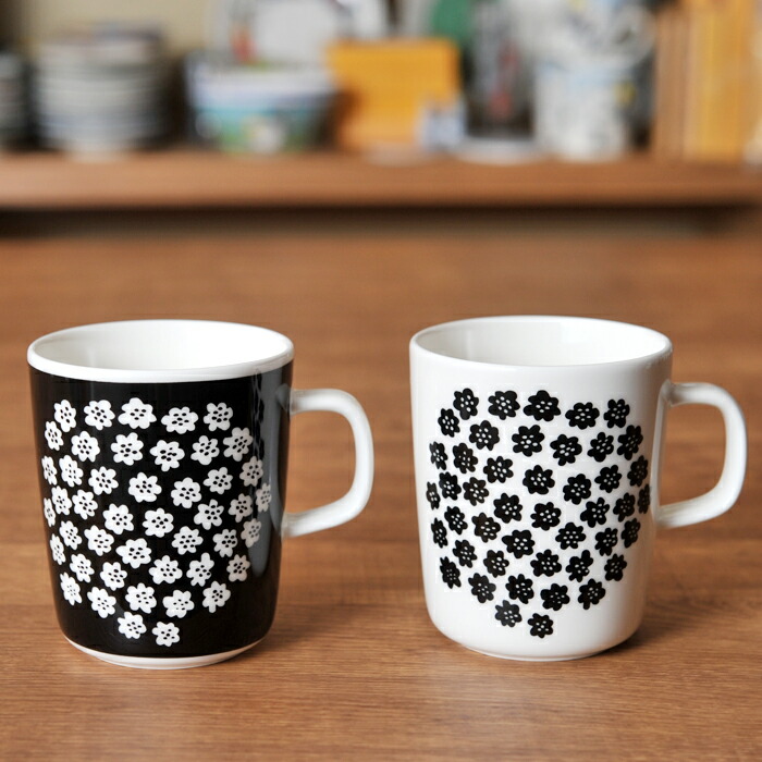 楽天市場 店内全品ポイント10倍 3 4 00 3 11 1 59まで マリメッコ Marimekko プケッティ 限定マグ ブラック Marimekko Puketti マグカップ コップ K Citymarket アドキッチン