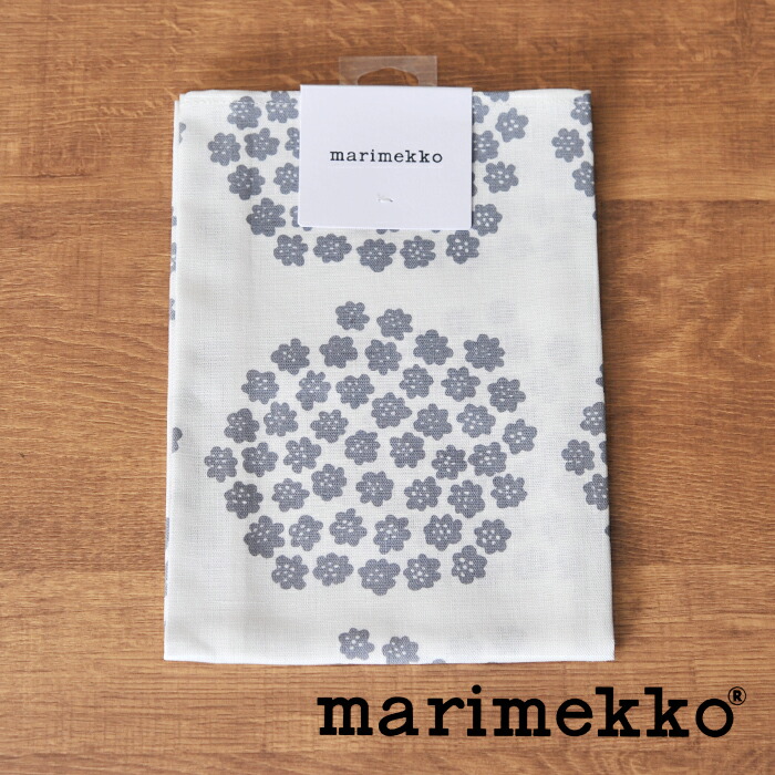 楽天市場 3点までメール便可能 マリメッコ Marimekko プケッティ 限定キッチンタオル グレー Marimekko Puketti ティータオル キッチンクロス ふきん K Citymarket アドキッチン