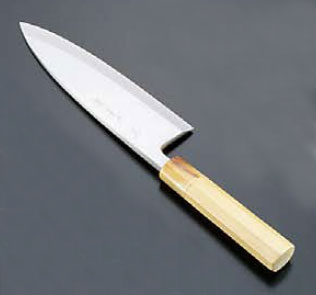 堺 孝行 シェフ和庖丁 銀三鋼 出刃(片刃)18cm【smtb-tk】【 アドキッチン 】|アドキッチン