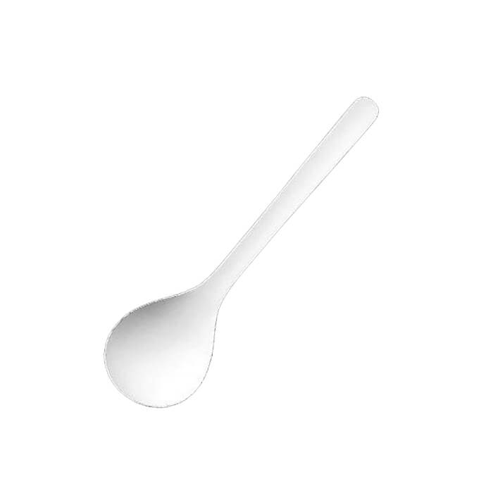 工房アイザワ WHITE ＆ BLACK サラダサービススプーン WH (2943) 送料無料