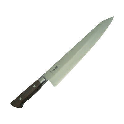 制作室アイザワ 乕徹洋まかない方 サクラ色柄 牛刀 270粍 (304) 貨物輸送無料