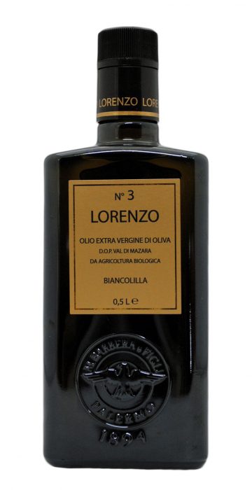 BARBERA バルベーラ ロレンツォ エクストラヴァージン オリーブオイル No.3 有機 500ml エキストラバージン【キャンセル・返品・交換不可】