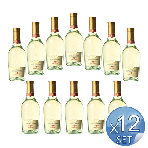 【箱入りセットでお買い得】フォンタナ・カンディダ社 フラスカーティ・セッコ375ml 【12本セット】【キャンセル・返品・交換不可】|アドキッチン