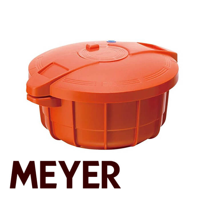 マイヤー 鍋 電子レンジ圧力鍋 パンプキンオレンジ 圧力鍋 MPC2.3PO MEYER画像