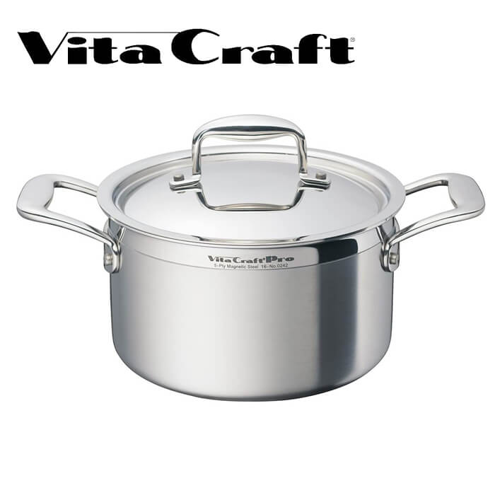 ステンレス ビタクラフト プロ 両手鍋 20cm No.0242 Vita Craft ステンレス