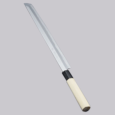 堺實光 上作 白鋼 蛸引 先丸 片刃 21cm 10532 實光刃物 包丁 堺包丁日本製｜アドキッチン