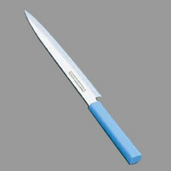 マスターコック 抗菌カラー庖丁 柳刃(片刃) MCYK-270 ブルー(MCYK-270)【ブルー】|アドキッチン