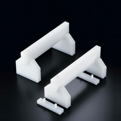 楽天市場】プラスチック高さ調整付まな板用脚 40cm H200mm(2ヶ1組