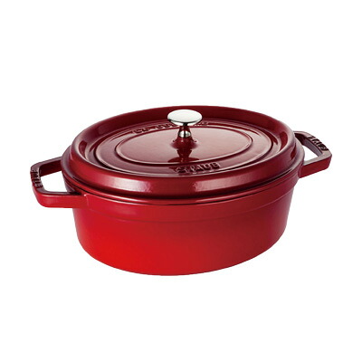 ストウブ ( staub ) ピコ・ココット オーバル 33cm 40509-872 【チェリー】