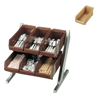 SA 18-8 コンパクトオーガナイザー 2段3列（6ヶ入） 430&times;400&times;375mm 【キャメル】｜アドキッチン 17,977円