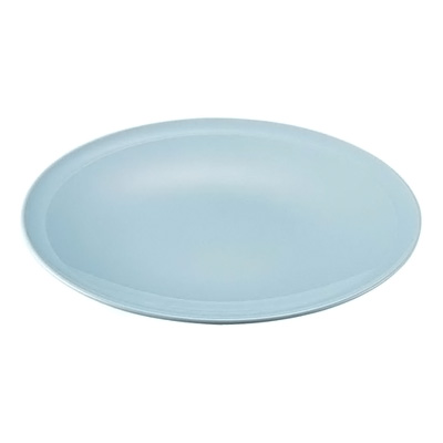 プラ容器 高台皿 尺4 （5枚入） 420×54mm 【青磁】