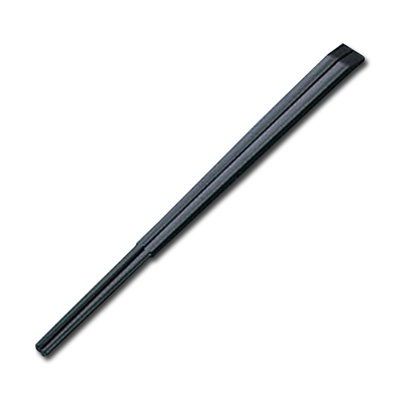 ニューエコレン箸和風 天削箸（50膳入） 全長240mm 【ブラック】｜アドキッチン