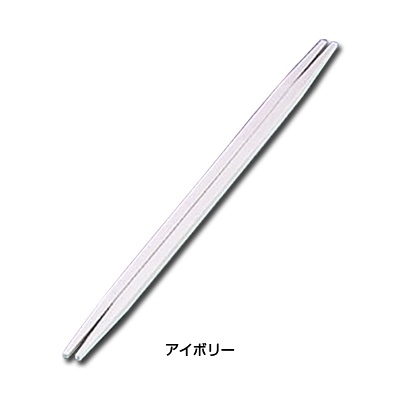 ニューエコレン箸和風 利休箸(50膳入) 全長240mm 【アイボリー】|アドキッチン