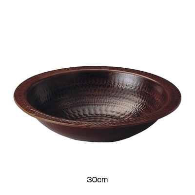 軽銀電磁用うどん唐鋤（アメ釉） 30珊【 所在地勝手もと 】 キッチン用品・食器・調理器具-鍋・フライパン