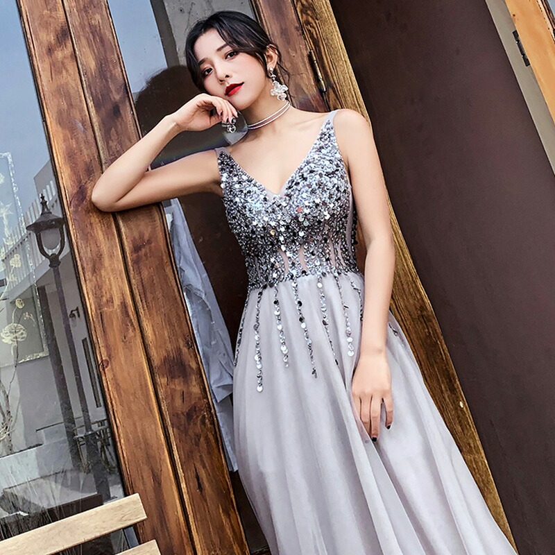 パーティードレス カラードレス ウエディング 結婚式 二次会 花嫁 演奏会 ロング 大きいサイズ 披露宴 ブライダル aライン 発表会 小さいサイズ ピアノ 挙式 イベント コンサート 送料無料｜AddChic