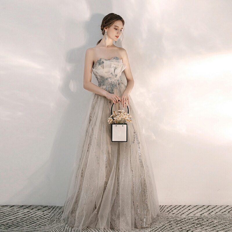 超目玉 ロングドレス 大きいサイズ カラードレス ウエディング 結婚式 二次会 花嫁 演奏会 パーティードレス 披露宴 ブライダル 発表会 小さいサイズ フォーマル 服 上品 ピアノ 挙式 イベント コンサート Aライン 送料無料 激安の Www Rvworkshop Com