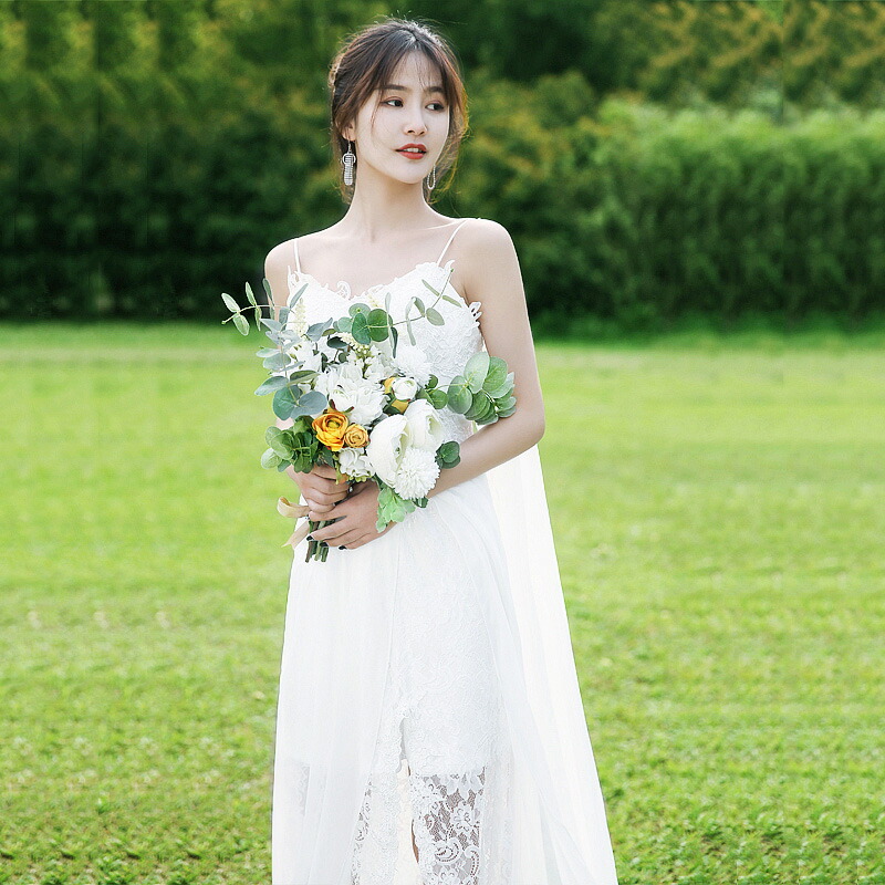 ウェディングドレス二次会結婚式花嫁ブライダル演奏会披露宴ロングウエディングドレスキャミワンピースコンサート大きいサイズフォーマル前撮りリゾートノースリープパーティードレス海外挙式ピアノ発表会エレガント送料無料