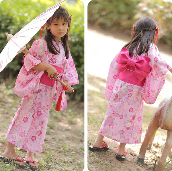 子供浴衣 4点セット キッズ浴衣 和装 和服 浴衣 作り帯 女の子 子供 キッズ かわいい おしゃれ 夏祭り お祭り おまつり 花火大会 七五三 プレゼント 送料無料 Mavipconstrutora Com Br