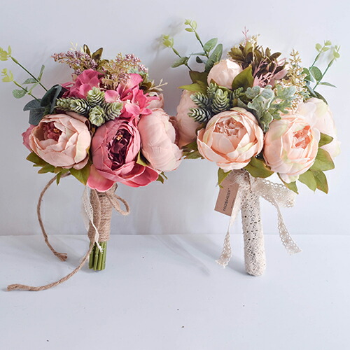 激安単価で 楽天市場 ウエディングブーケ 結婚式 造花 アレンジメント 花嫁 ブーケ 手作り ブライダルブーケ 二次会 贈答品 花束 披露宴 Addchic 注目ブランド Stemworldeducationalservices Com