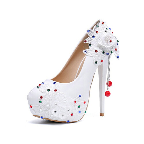 ウエディングパンプス ウエディングシューズ 美脚パンプス パーティーシューズ パーティー 結婚式 靴 痛くない レディース ハイヒール ウェディング シューズ ブライダルシューズ ヒール 二次会 披露宴 おしゃれ きれいめ 14cm Breakinghierarchy Com