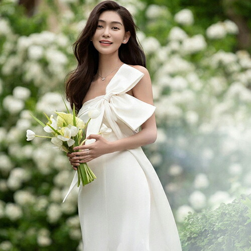 ロングドレス ウェディングドレス オフショルダー 花嫁ドレス 袖なし 肩だし 二次会 結婚式 花嫁 ブライダル 演奏会 披露宴 ロング 発表会 コンサート 大きいサイズ フォーマル 前撮り リゾート パーティードレス 海外挙式 ピアノ 発表会 エレガント リボン ホワイト