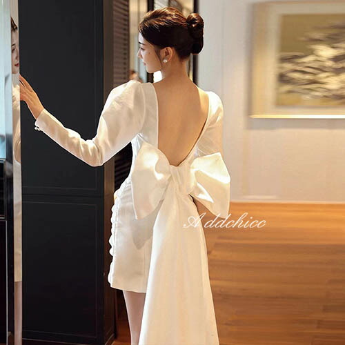 楽天市場】ウェディングドレス ミニドレス 大きいサイズ 二次会 結婚式