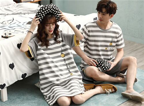 パジャマ ペアパジャマ カップルパジャ パジャマ 大きいサイズ レディース メンズ ルームウェア 半袖 上下セット ナイトウェア 部屋着 ギフト セットアップ かわいい プレゼント 春夏 上品 彼氏 彼女 お揃い お祝い 寝間着 寝巻き 送料無料 Butlerchimneys Com