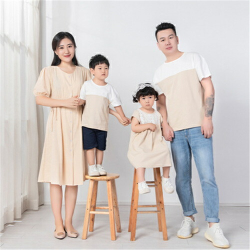 親子ペア お揃い Tシャツ 親子ペアルック 赤ちゃん 親子お揃い 半袖 家族おそろい服 親子 ペア プレゼント ママ パパ キッズ 子供 大人 ペアルック家族 春 夏 記念撮影 送料無料 ワンピース Highsoftsistemas Com Br