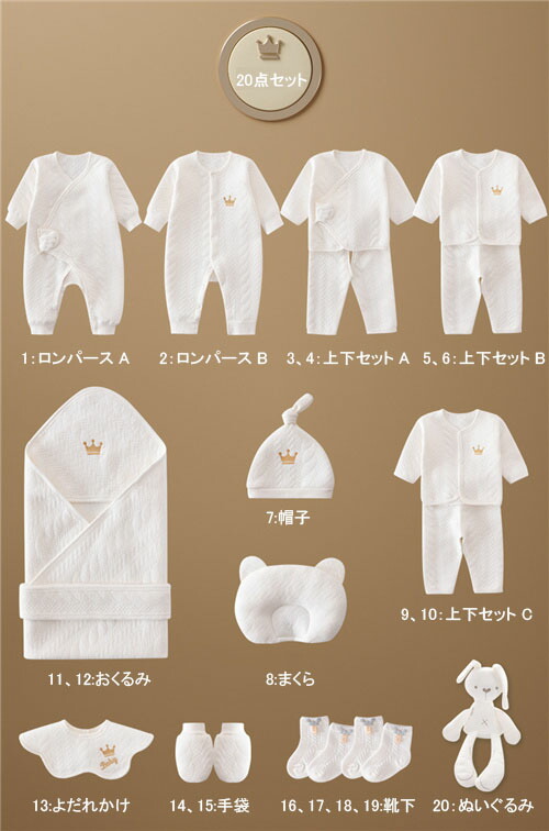 新生児 服 肌着セット ベビー服 ベビーギフトセット 赤ちゃん 女の子 男の子 春 秋 冬 出産祝い お祝い ベビー用品 プレゼント ギフト おしゃれ 可愛い 長袖ロンパース 布団 綿100 点セット 0 6ヶ月 送料無料 Laoazim Com