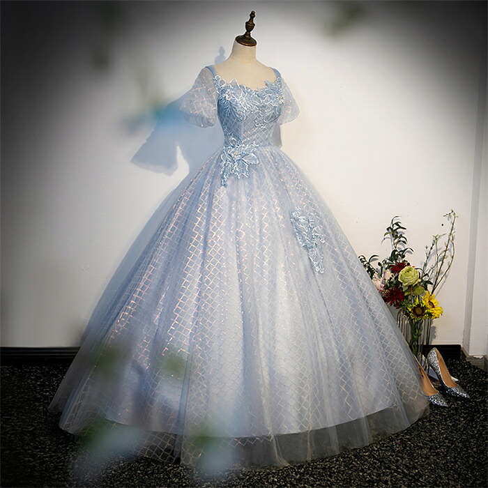ロングドレス 演奏会 カラードレス 二次会 花嫁 ドレス 結婚式 プリンセス ドレス 大人 前撮り 披露宴 姫様 上品 イブニングドレス カクテルドレス パーティードレス ピアノ 成人式 大きいサイズ オーダー可能