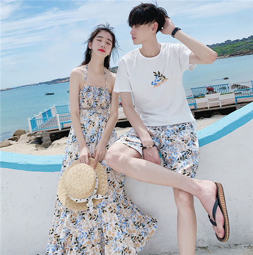 水着 カップル 夏ワンピース ペアルック 上下セット カップル お揃い服tシャツ上下セット トップス 半袖 レディース キャミソール ワンピース メンス ハーフパンツ ビーチ 夏恋人 プレゼント ご夫婦 カジュアル デート 遊び 旅行 送料無料 Marcsdesign Com