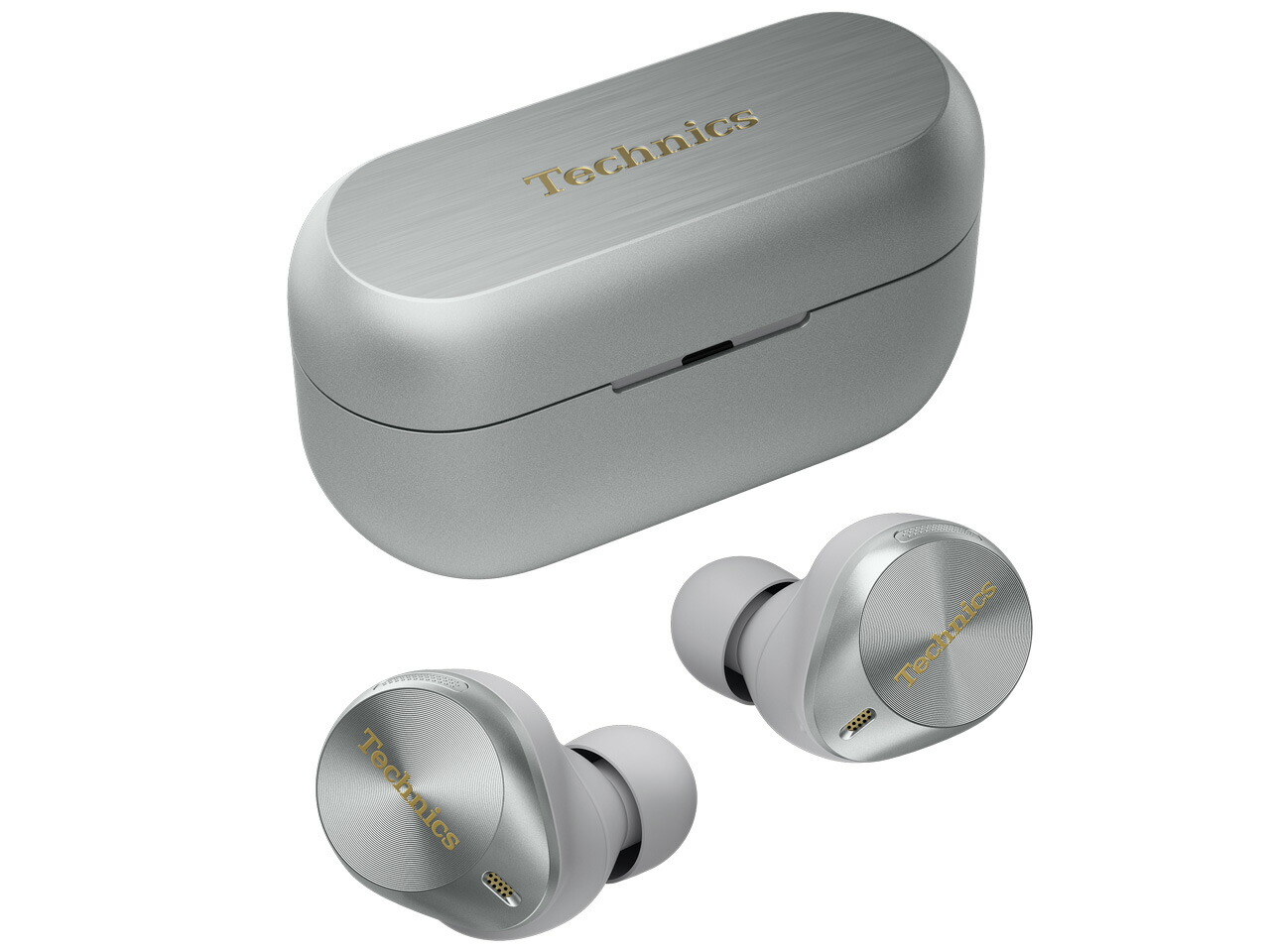 Panasonic Technics EAH-AZ80-S しろがね色 ノイズキャンセリング役立つこと積み上げる 物のみごとにワイヤレスイヤホン