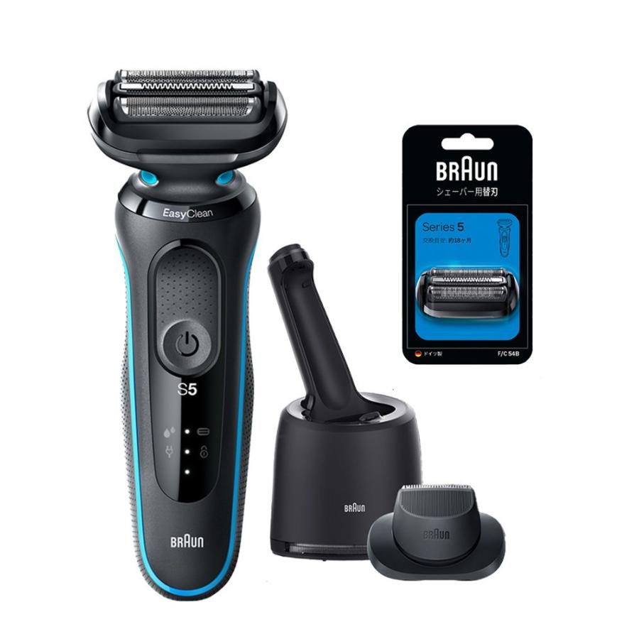 BRAUN ブラウン シリーズ5 電気シェーバー 51-B7200CC-BSP 交換用替刃 F/C54B付属｜Addition Elekitel