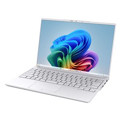 富士通 FMV Note U UQ-L1 FMVUQSL1WA シルバーホワイト 14インチ Snapdragon X メモリ 16GB SSD 512GB Office H&B2024 Win11 Home ノートパソコン