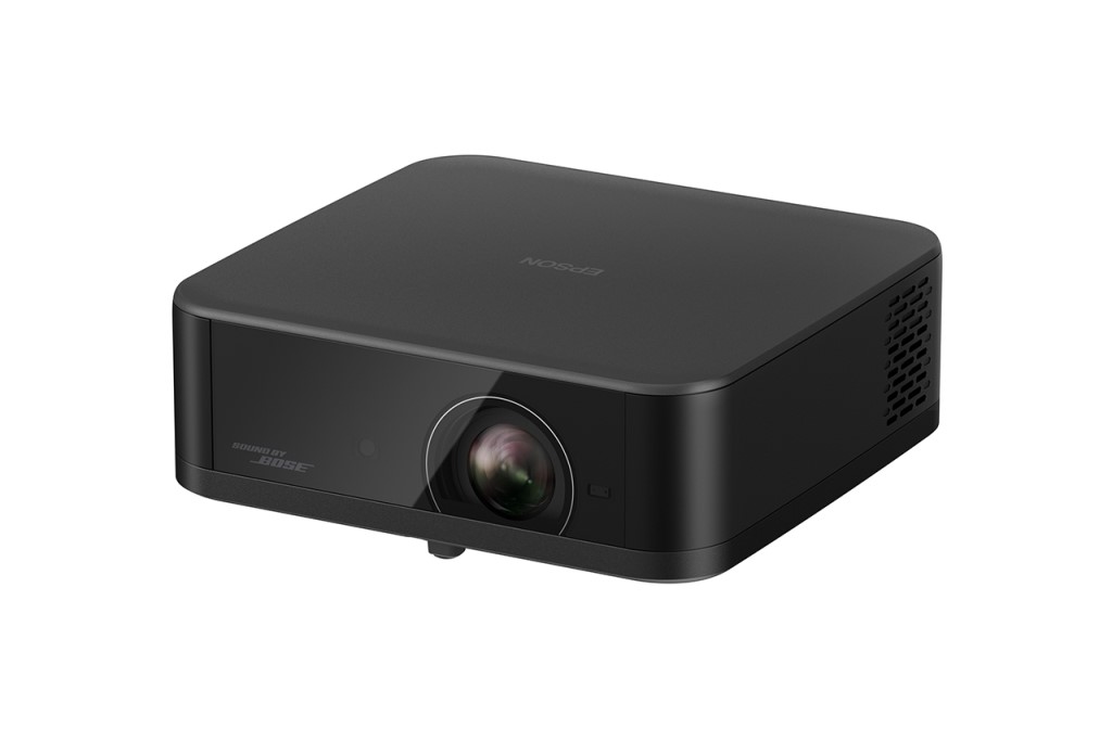 EPSON エプソン Lifestudio Pop EF-62B 黒いこと 身寄り用映写機 (パウダーコンパクト青写真/700ルーメン/3LED(3原色LED)/4Kエンハンスメント)
