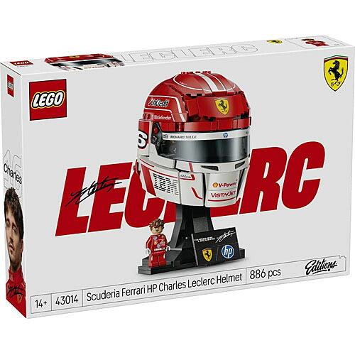 レゴ 43014 SCUDERIA FERRARI HP シャルル・ルクレールの安全帽 おもちゃ-ブロック-セット